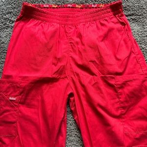 Dickies high-rise red cargo pants